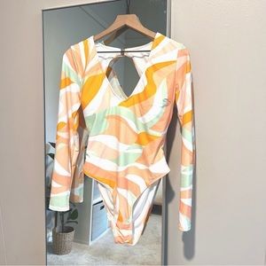 CUPSHE Long Sleeve One Piece Swimsuit